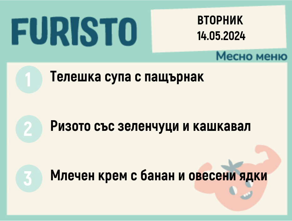 Меню 14.05 месно 300гр.