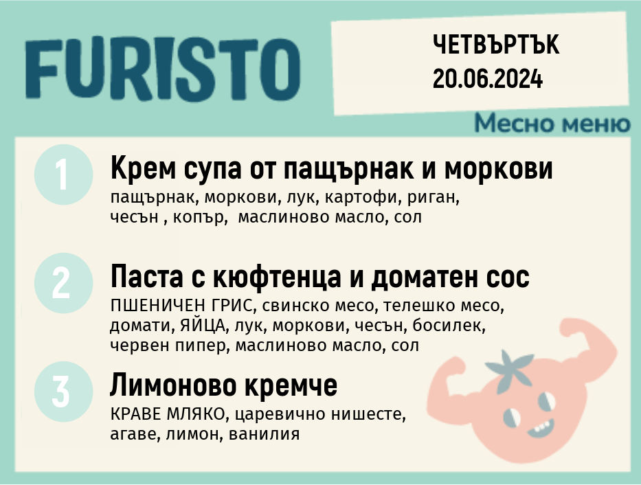 Меню 20.06 месно 300гр.