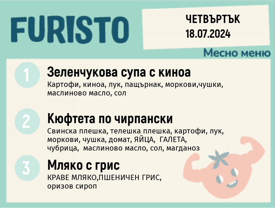 Меню 18.07 месно 200гр.