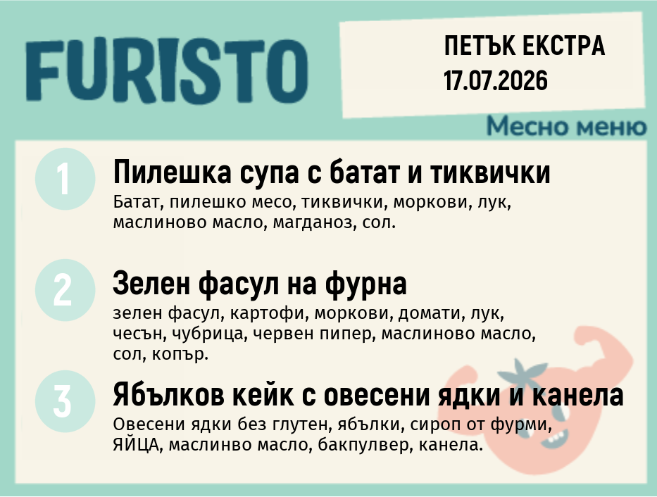 Меню 17.07 Екстра месно 200гр.