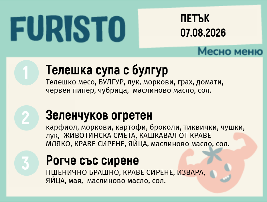 Меню 07.08 месно 200гр.