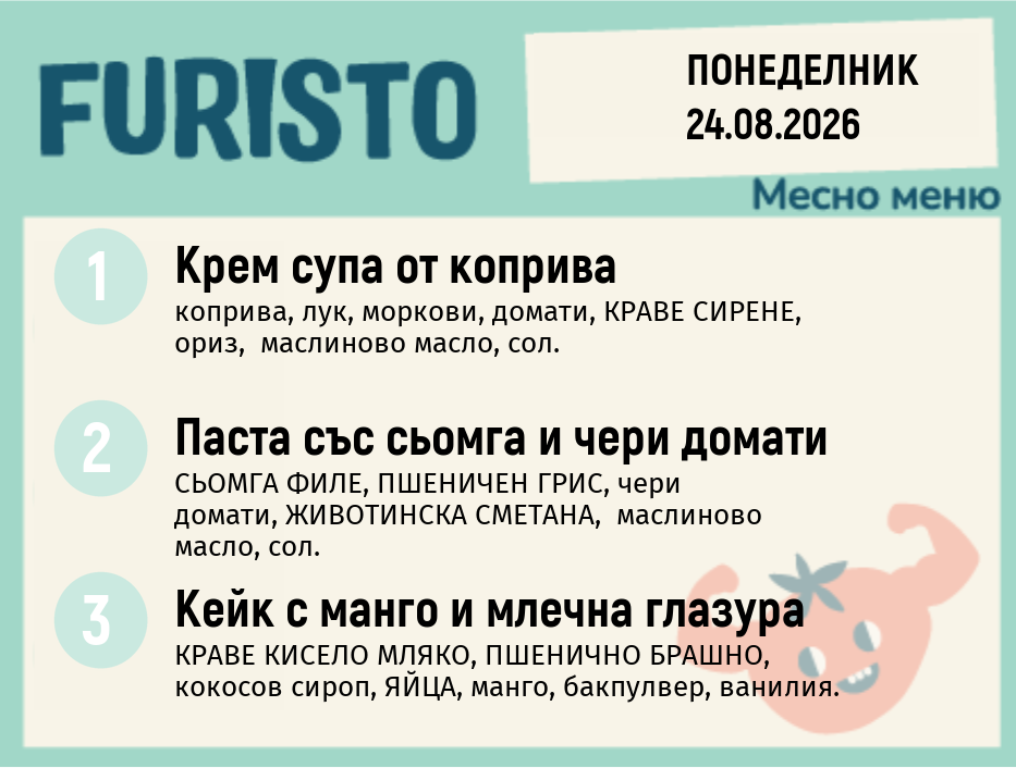 Меню 24.08 месно 200гр.