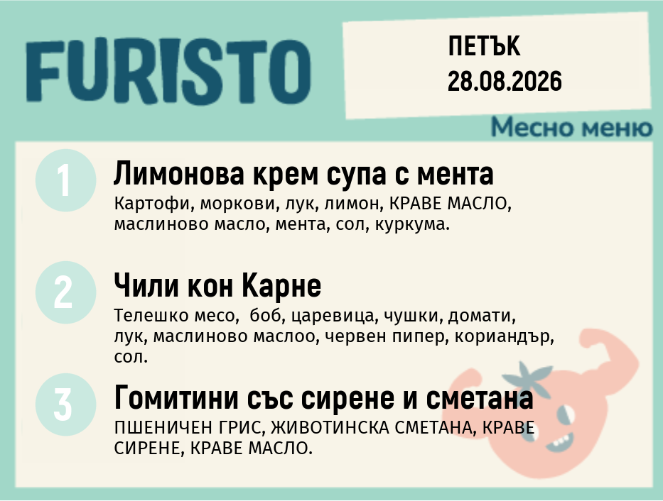 Меню 28.08 месно 200гр.