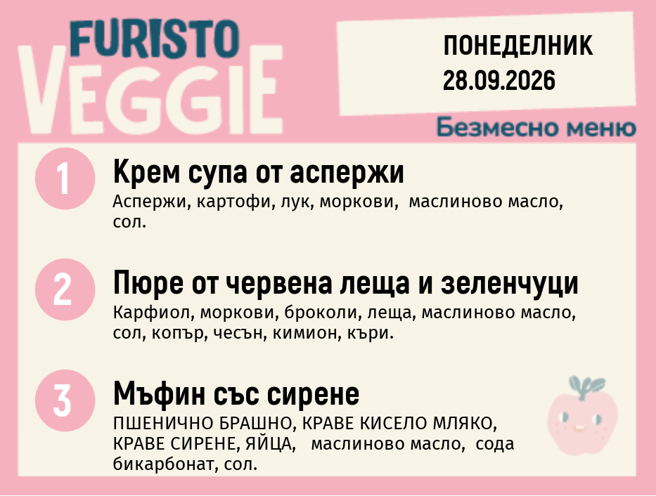 Меню 28.09 безмесно 200гр.