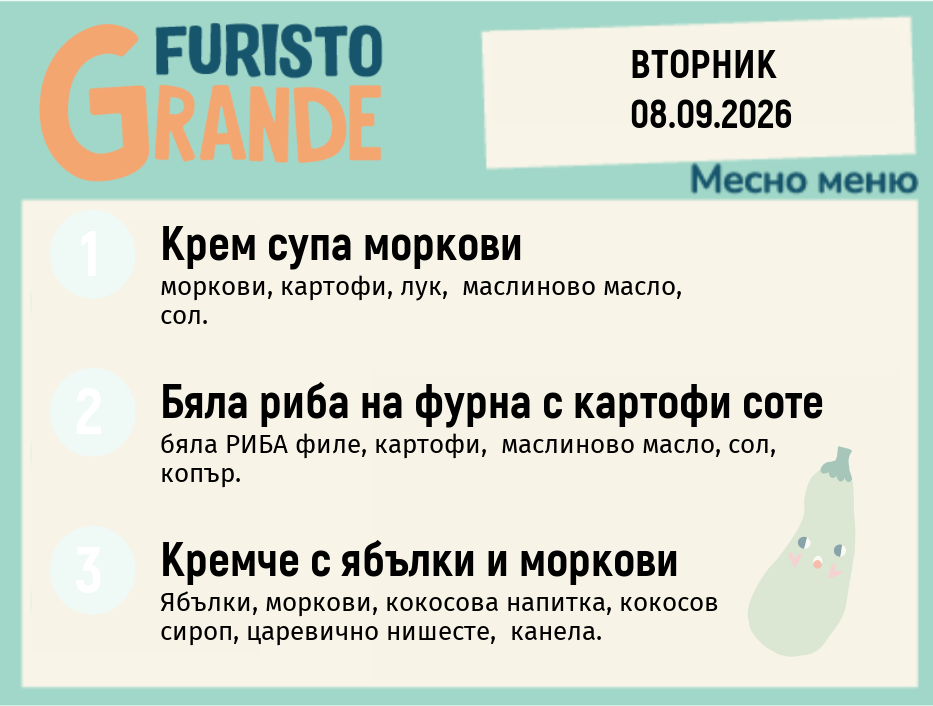 Меню 08.09 месно 300гр.