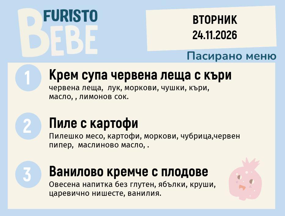 Меню 24.11 Bebe 200гр.