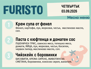 Меню 03.09 месно 200гр.