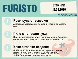 Меню 18.08 месно 200гр.