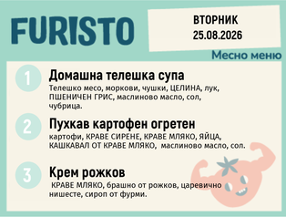 Меню 25.08 месно 200гр.