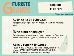Меню 18.08 месно 300гр.