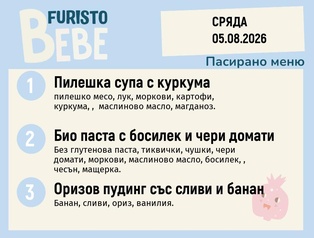 Меню 05.08 Bebe 200гр.