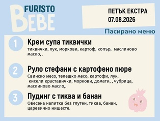Меню 07.08 Екстра Bebe 200гр.
