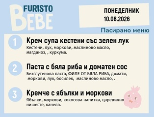 Меню 10.08 Bebe 200гр.