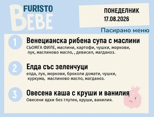 Меню 17.08 Bebe 200гр.
