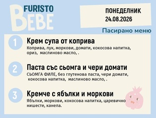 Меню 24.08 Bebe 200гр.