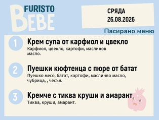 Меню 26.08 Bebe 200гр.