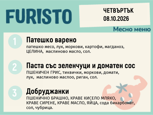 [DY.09.26.12294] Меню 08.10 месно 200гр.