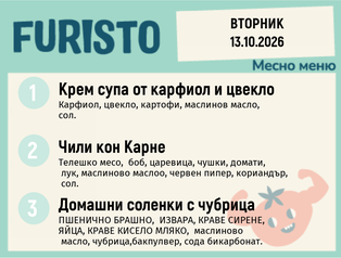Меню 13.10 месно 200гр.