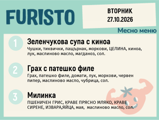 Меню 27.10 месно 200гр.