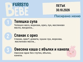 Меню 30.10 Bebe 200гр.