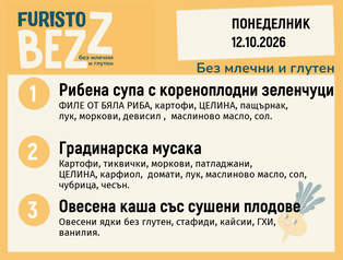 Меню без млечни и глутен 12.10 200гр.