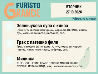 Меню 27.10 месно 300гр.
